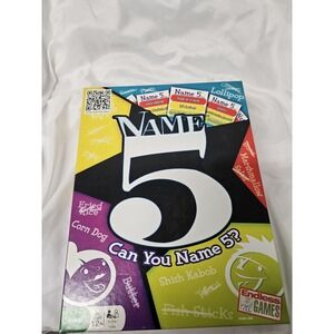 NAME 5 Board Game By Endless Games Factory Sealed Ages 12 Plus
